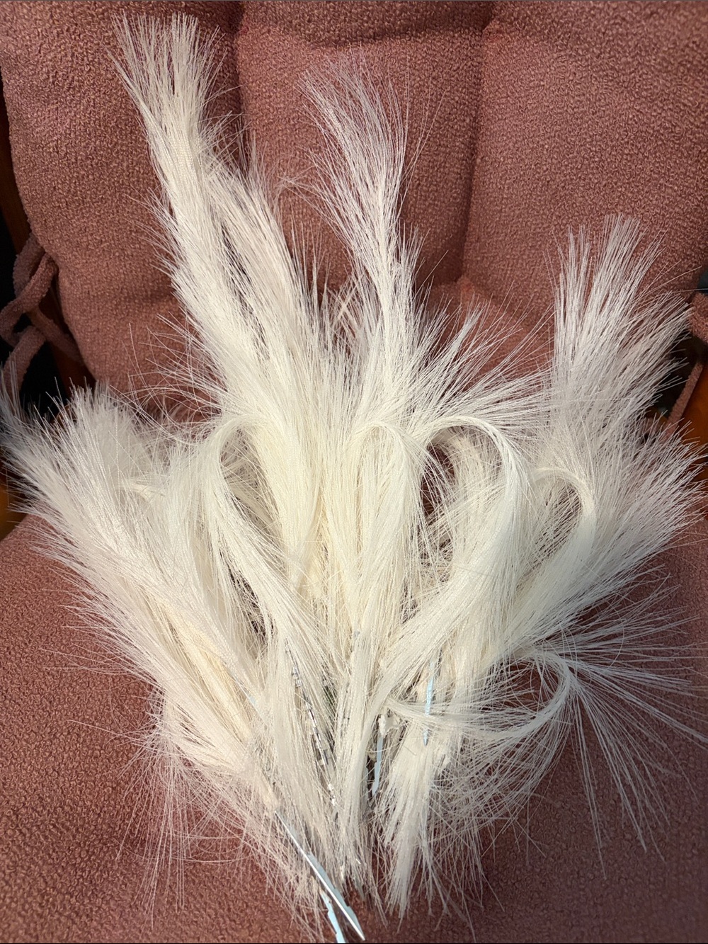 Natural Pampas Grass Stem Bundle - Ivory Decorative Accent